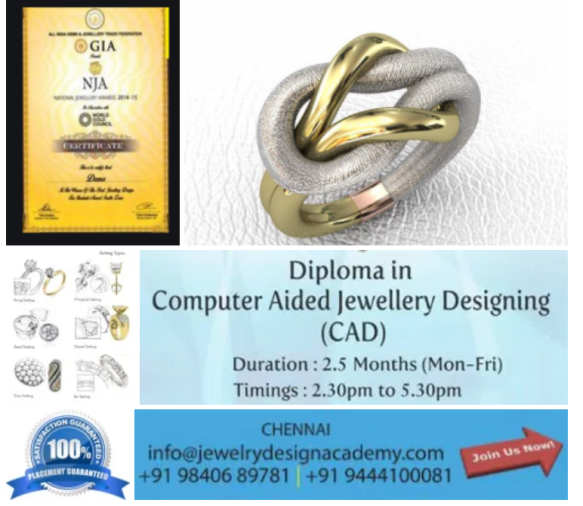 GIA distance correspondence 3d freelance jobs chennai online digital business 2D rhino matrix jewellery cad design training institute courses classes
